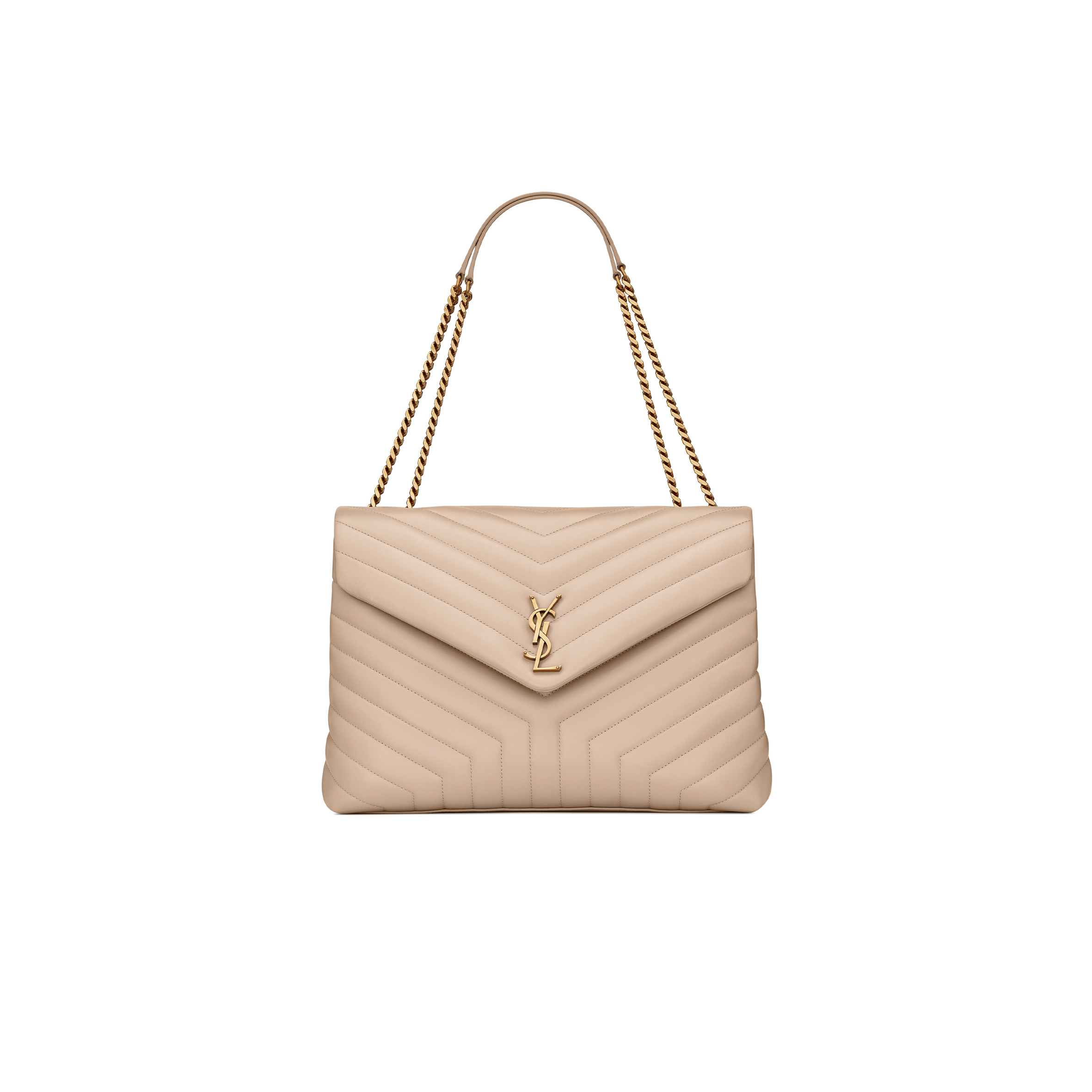 YSL LOULOU LARGE IN QUILTED LEATHER 574947DV7272721 (38*27*14cm)
